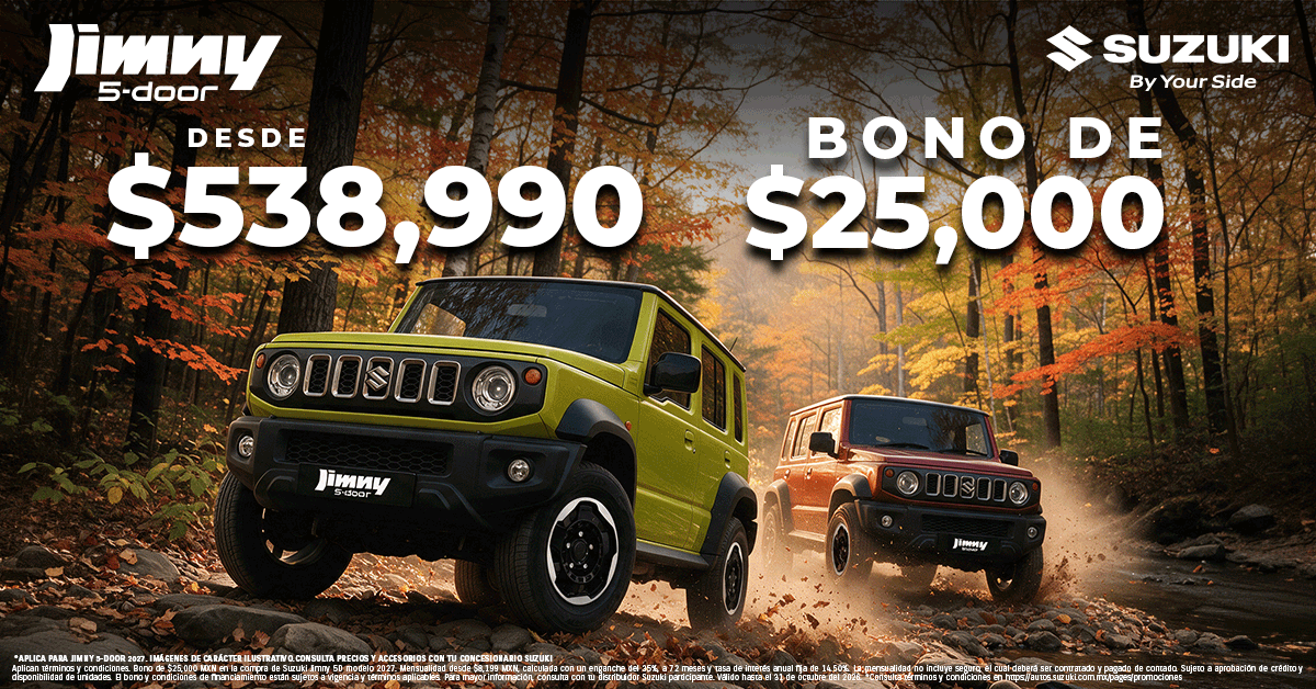 OFERTA JIMNY 5DOOR OCTUBRE