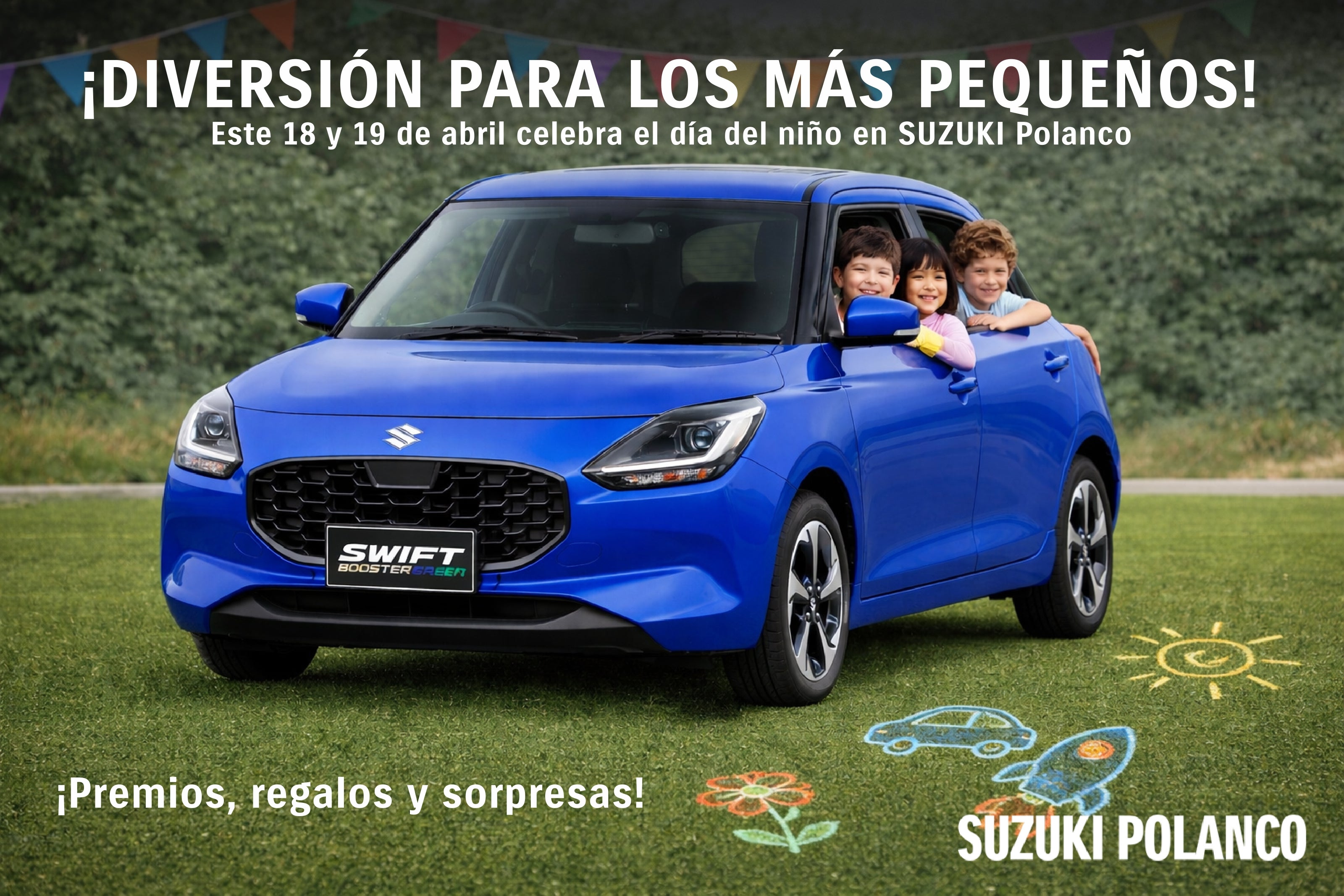 Ven a festejar con nosotros el día del niño